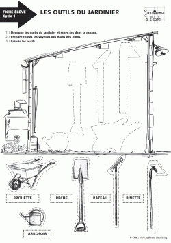 Les outils du jardinier